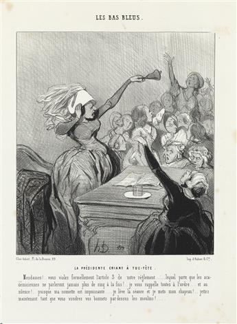 HONORÉ DAUMIER Group of 4 lithographs.